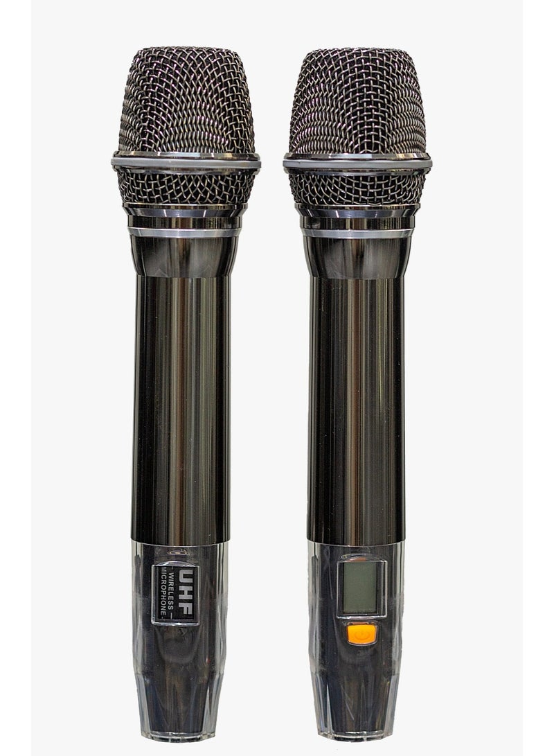 Double 8 Inch Karaoke Party Speaker with 19” Android Screen | 150W RMS Power | Wireless TWS DJ Speaker with Wheels - Image 5